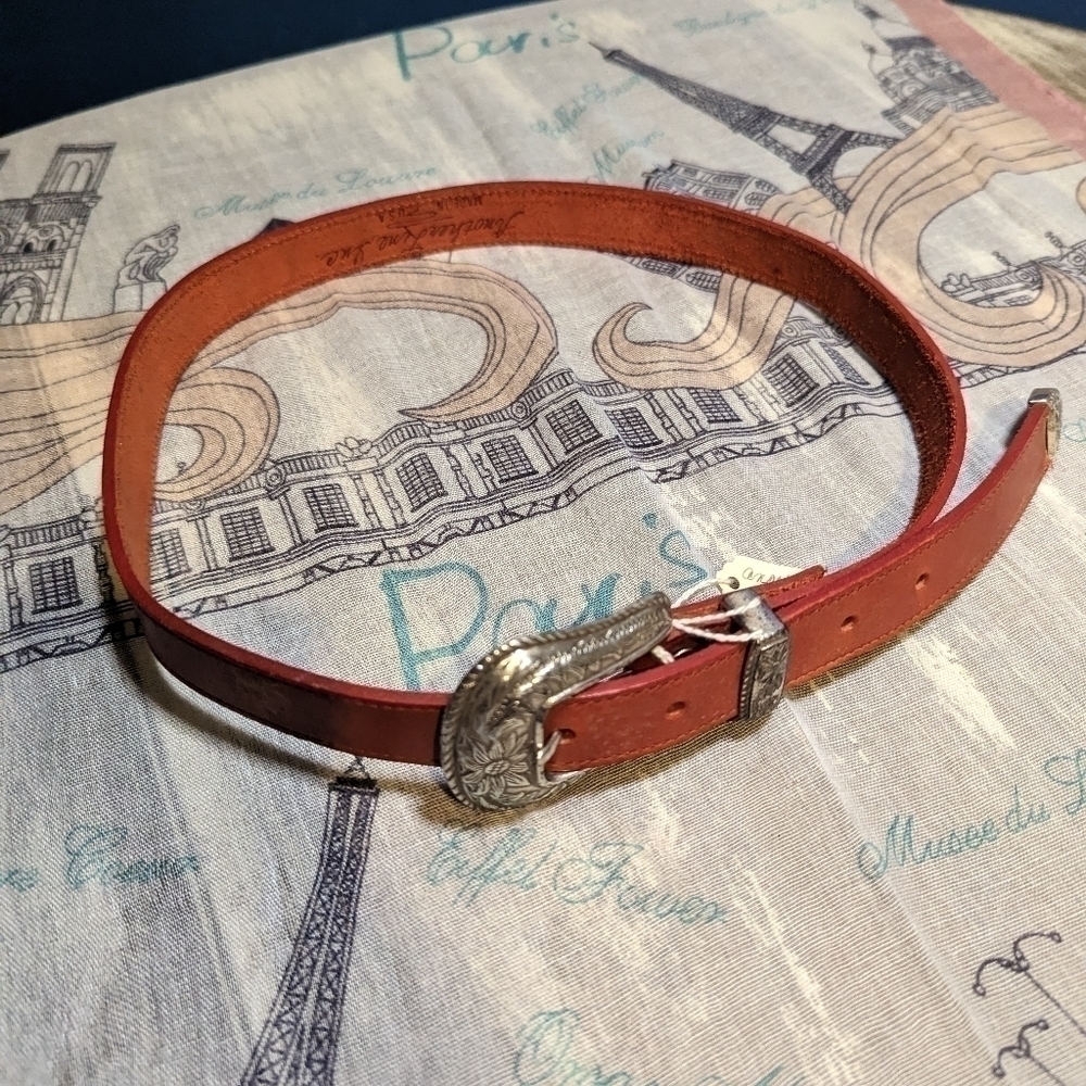 Another Line‎ Inc belt rust colored-37 inches length